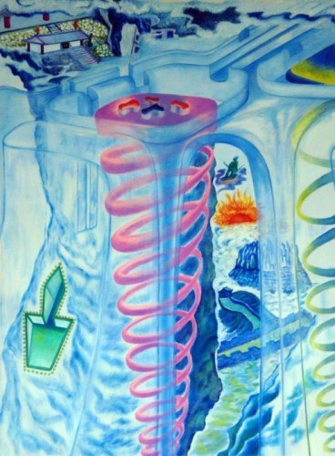 Oil on canvas: Wandering Free
Dimensions: 72.5 x 97.5 cm
Status: Privately collected
