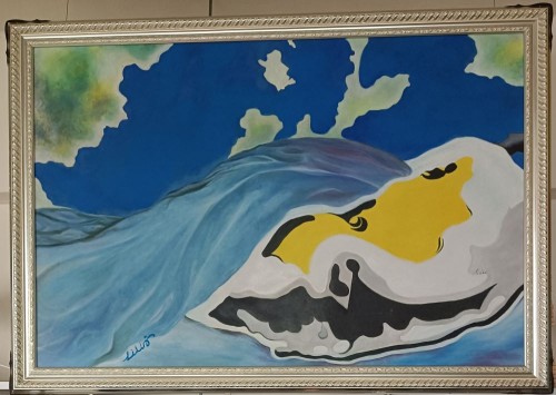 Oil on canvas: Sweet Dream
Dimensions: 118 x 79 cm
Status: Inquire for price
Contact
Email: lijosilvei@gmail.com
WeChat: BlueSeaArts
