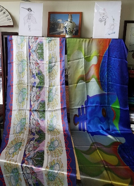 100% Silk Scarf
Worth having！
Size:160X53cm
Hotline: lijosilvei@gmail.com
Wechat code:BlueSeaArts
