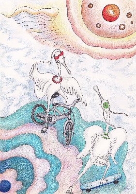 Happy Egrets : Story scene design1 / 2016 LiLi